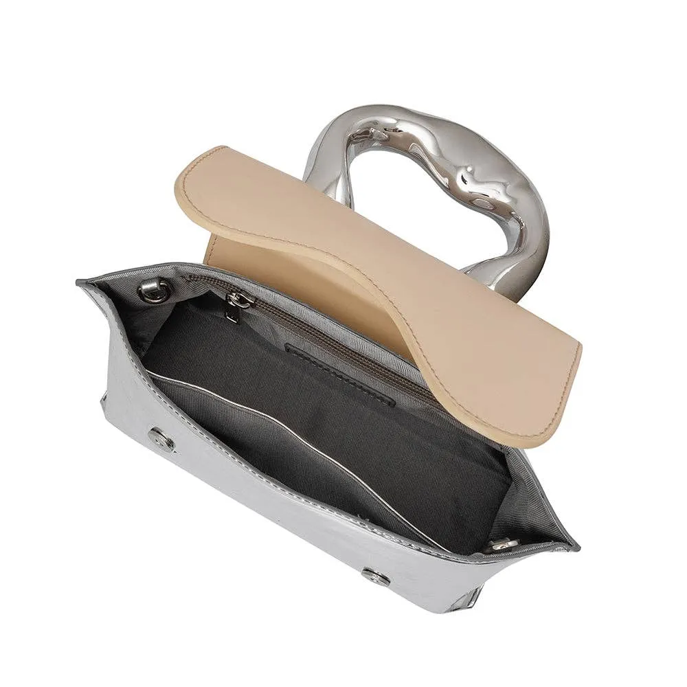 Akari Nude Recycled Vegan Top Handle Bag
