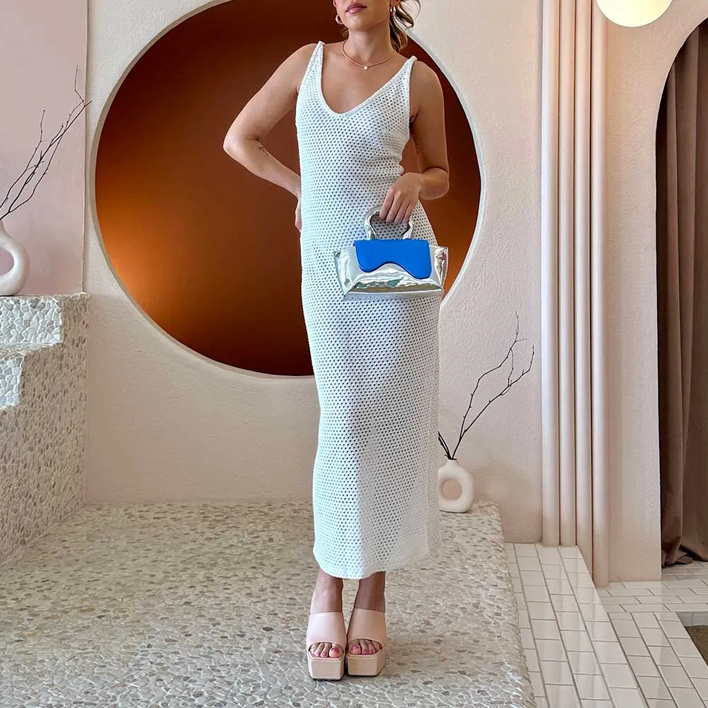 Akari Nude Recycled Vegan Top Handle Bag