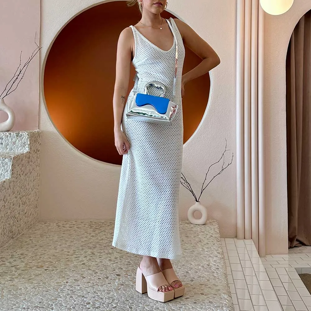 Akari Nude Recycled Vegan Top Handle Bag