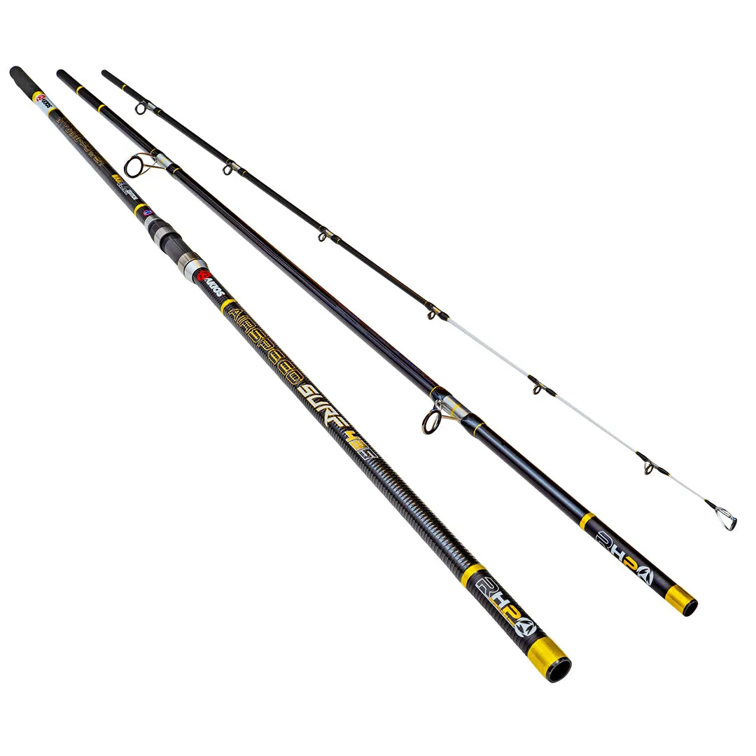 Akios AirSpeed Surf 435 MKII Black Edition Surf Rod 14ft 5in 3 Piece 100-220 gram