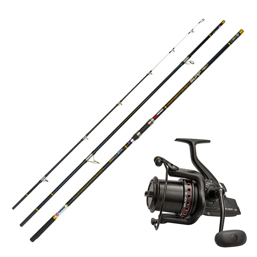 Akios Black Edition R10   AirSpeed MKII Surfcasting Combo Set