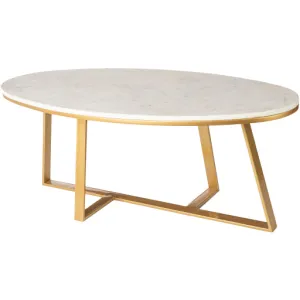 Akola Elegance Collection Marble & Metal Coffee Table