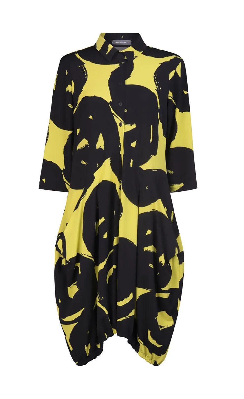 Alembika Art Print Wonderful Collar Dress