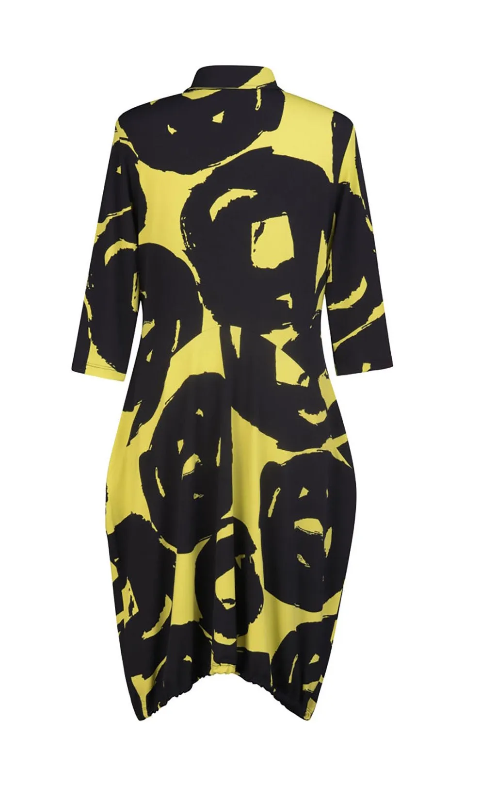 Alembika Art Print Wonderful Collar Dress