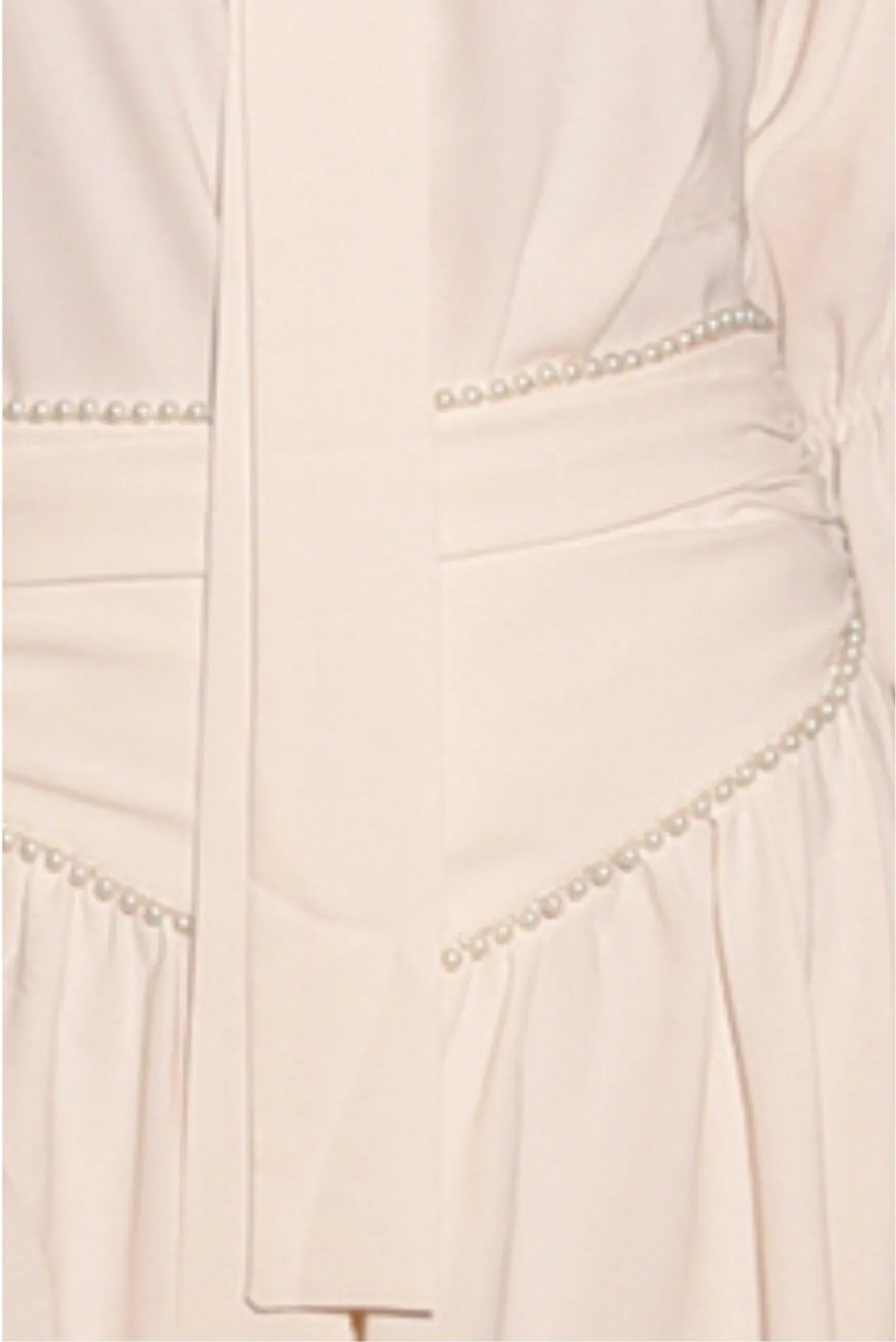 Alisha White Pearl Blouse