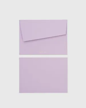 Alissa Bell x Market Blank Set of 4 Cards Lilac