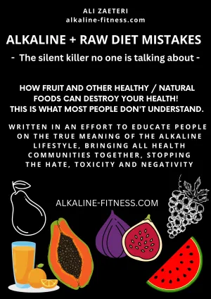 Alkaline   Raw Diet Mistakes! How Fruit & Other Healthy Food Can Make You Sick!