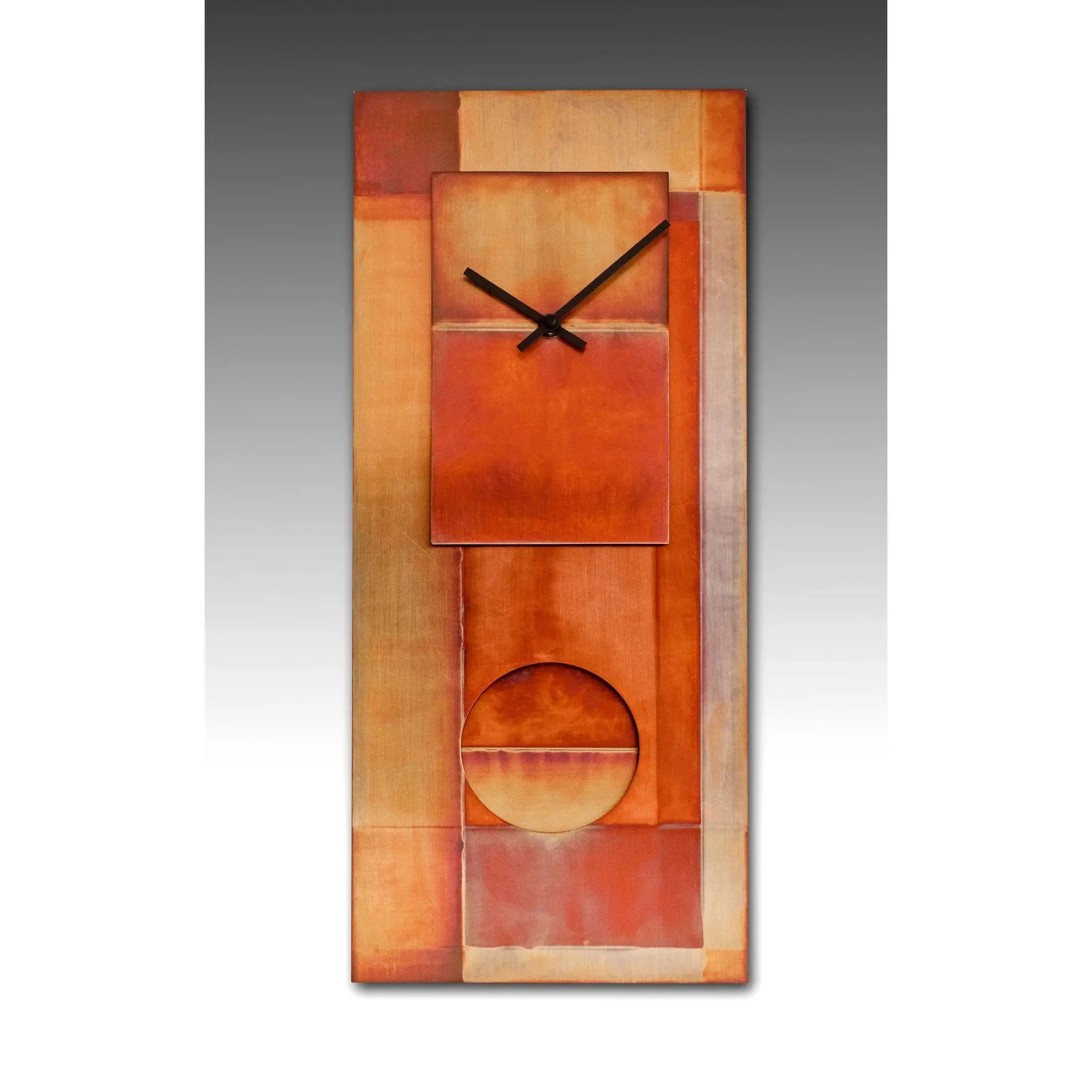 All Copper 24 Pendulum Wall Clock by Leonie Lacouette