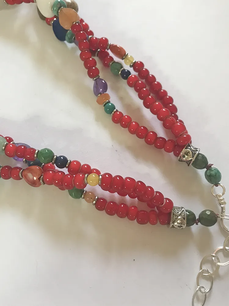 All Hearts Necklace by Kim Yubeta
