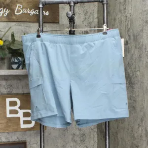 All In Motion Men's Hybrid Cargo Shorts 7" - 87697066 Blue 2XL
