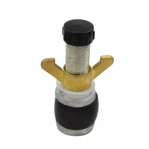 Aluminium Alloy pipe plug with 13 mm bypass 38mm-50mm