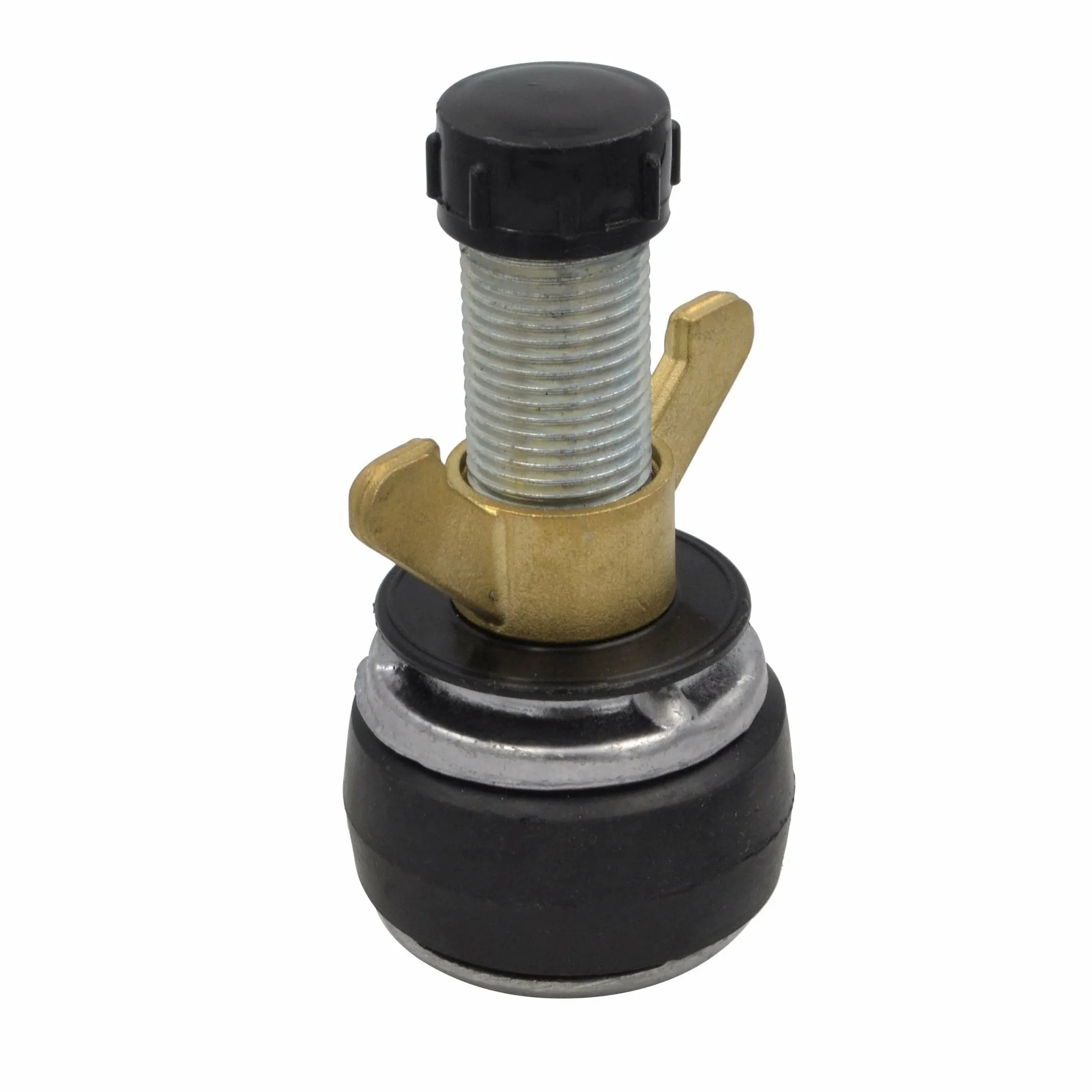 Aluminium Alloy pipe plug with 13 mm bypass 49mm-62mm