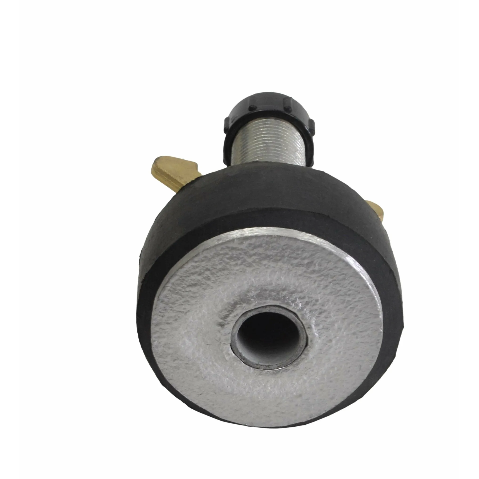 Aluminium Alloy pipe plug with 13 mm bypass 62-77mm