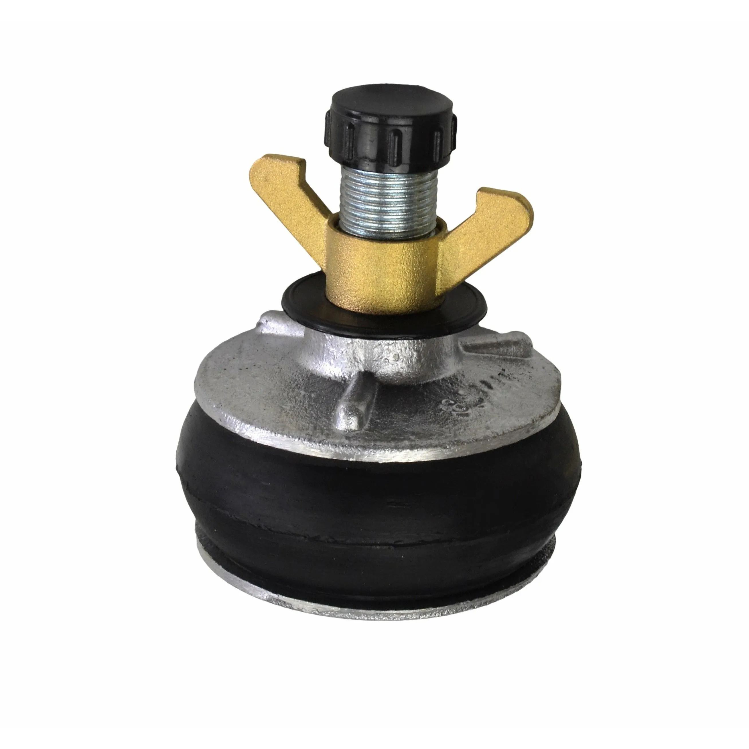Aluminium Alloy pipe plug with 13 mm bypass 84-103mm
