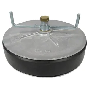 Aluminium expanding plug 15"/375mm with 25mm bypass 367-416mm