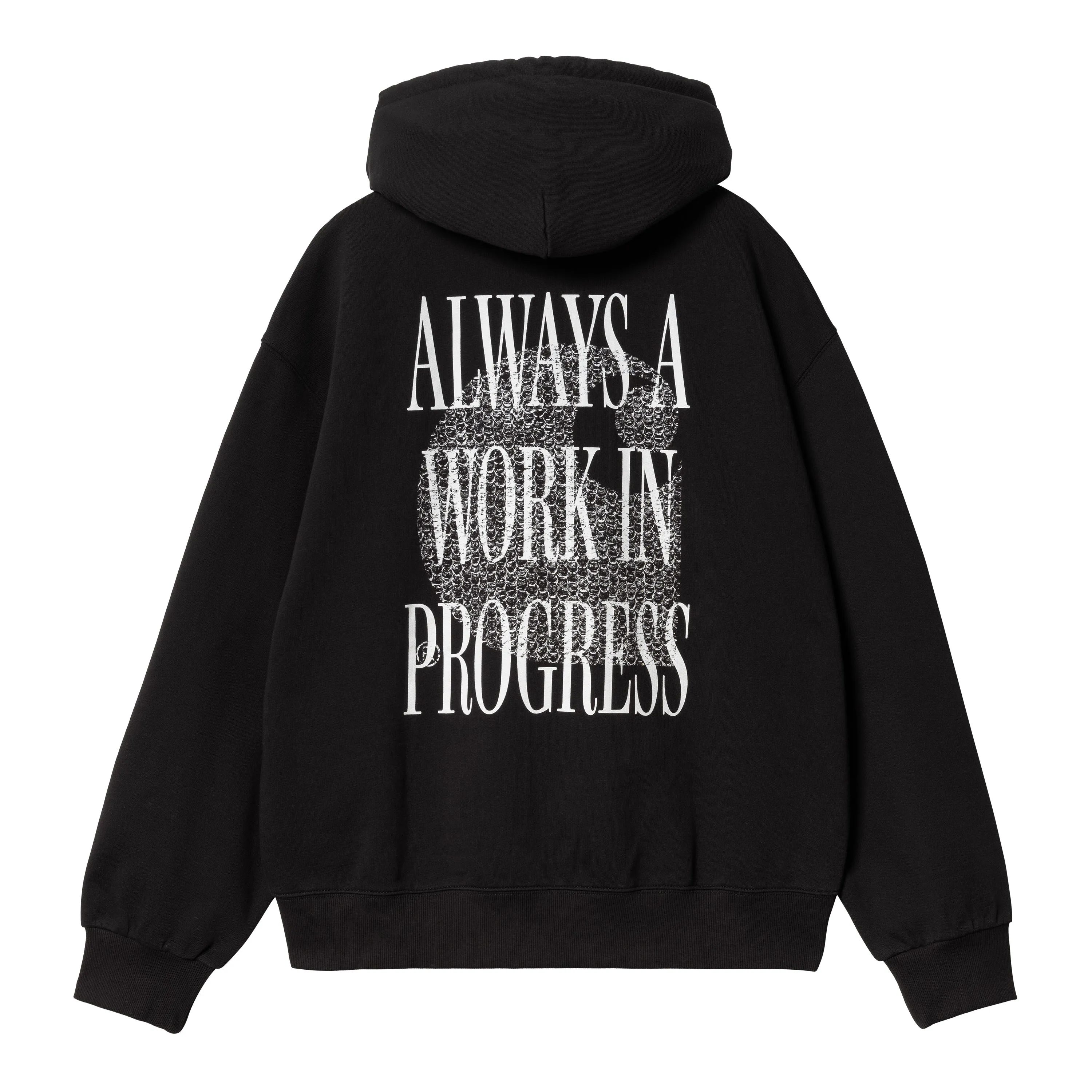 Always A WIP Hooded Sweatshirt Black I033242