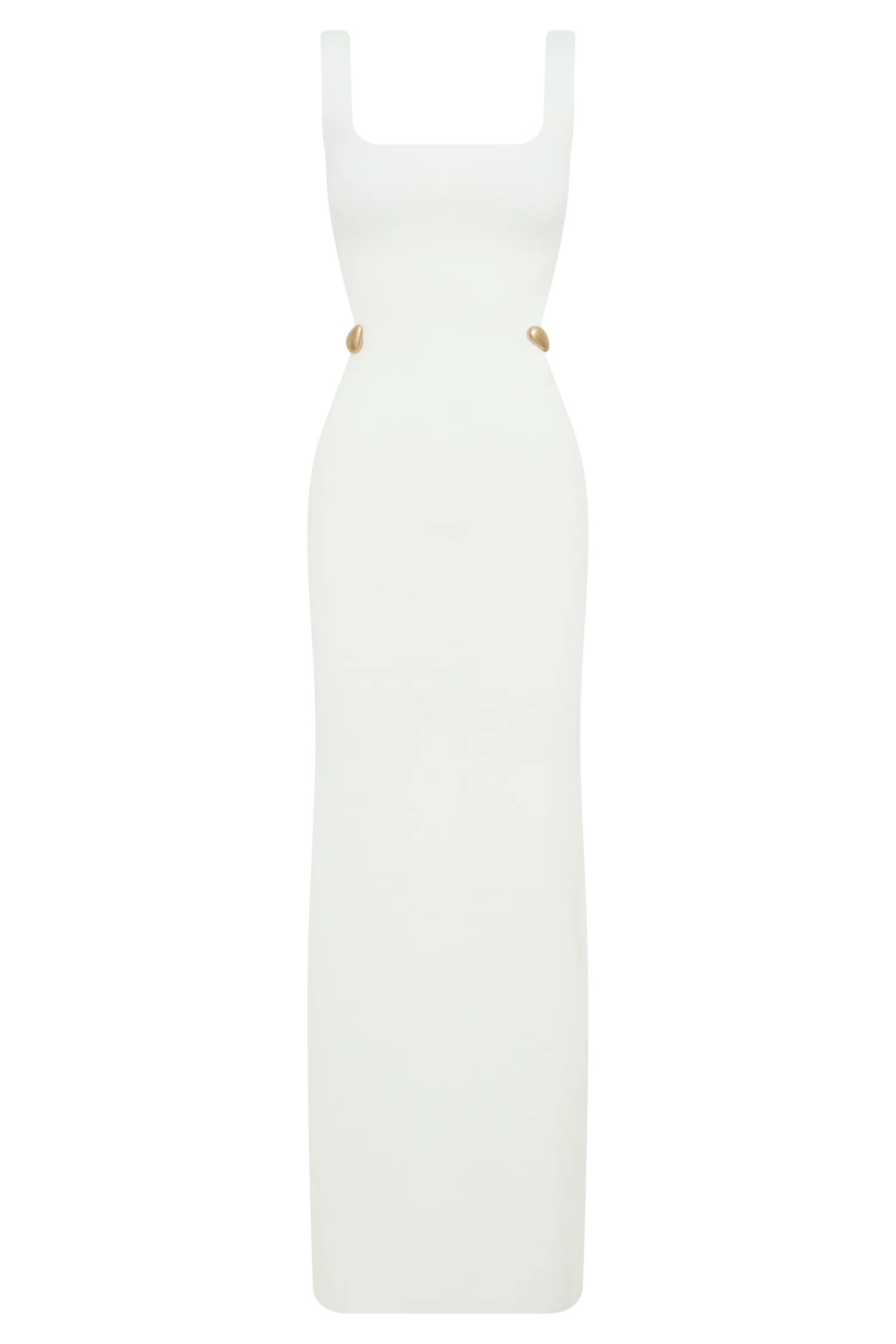 Alysanne Cut Out Knit Maxi Dress - White