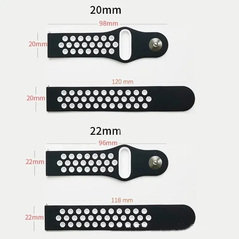 Amazfit GTS/GTR 20mm/22mm Silicone Sport Band