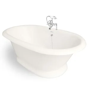 American Bath Factory Heritage 72" Bisque AcraStone Package