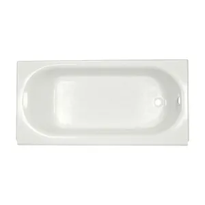 American Standard Princeton 60" x 34" Luxury Ledge Bathtub with Integral Overflow