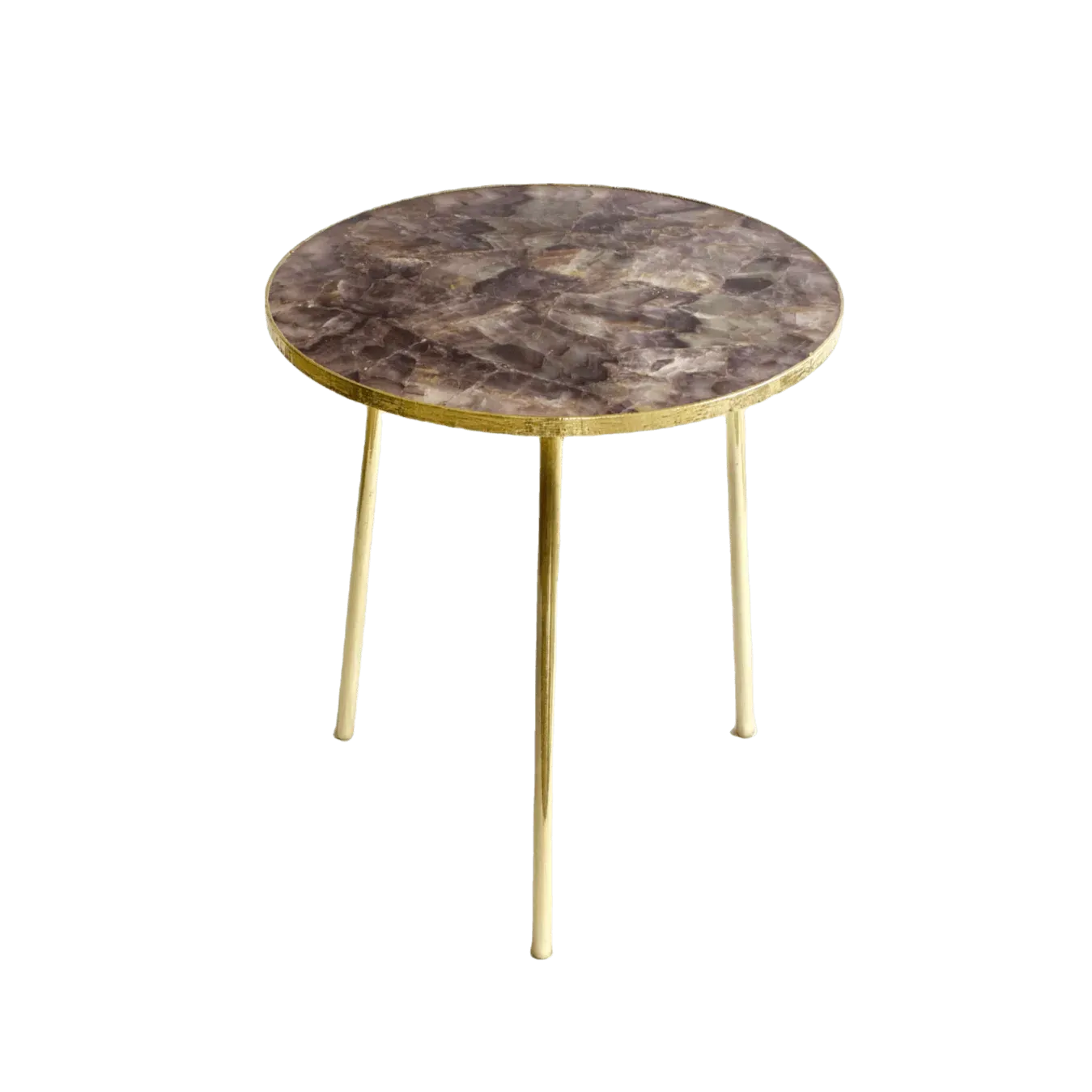 Amethyst Round Coffee Side Table