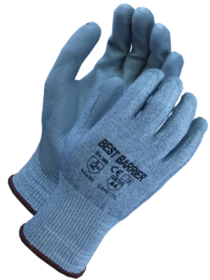 ANSI A4 Cut Resistant Gloves |  Polyurethane Coating| Industrial Engineered Fiber (12 Pairs)