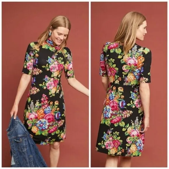Anthropologie ett:twa Coreyell Turtleneck Dress Size M