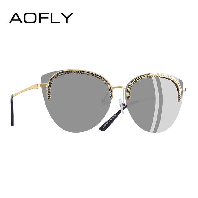 AOFLY BRAND DESIGN Sun Glasses for Women Sunglasses Elegant Luxury Style Decoration Shades Female Gafas De Sol A144