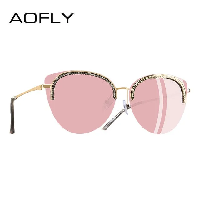 AOFLY BRAND DESIGN Sun Glasses for Women Sunglasses Elegant Luxury Style Decoration Shades Female Gafas De Sol A144