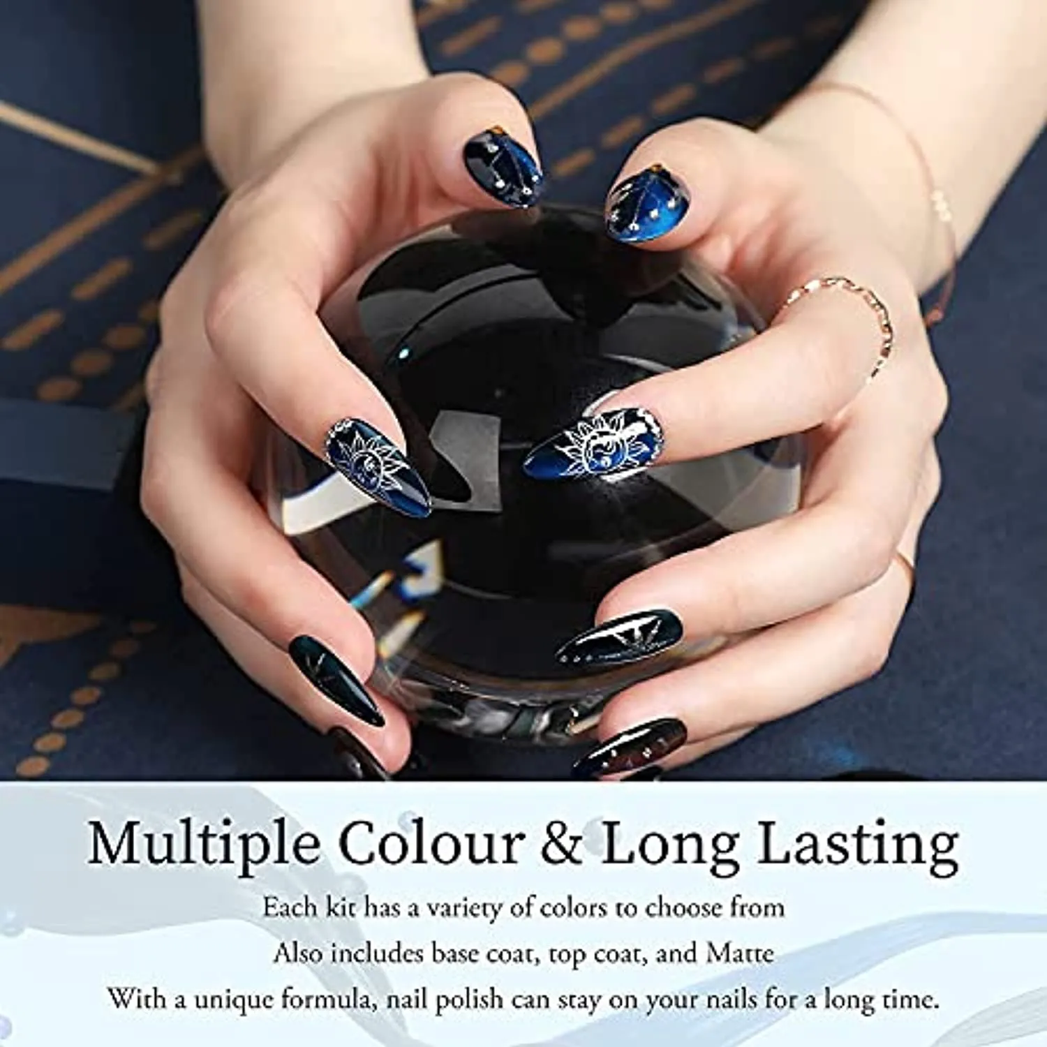 Aokitec Gel Nail Polish Kit With Mini UV LED Nail Lamp,23Pcs Gel Polish Set Soak Off Nail Gel Polish Set Manicure Kit DIY Home,Portable Gel Light Mouse Shape Pocket Size Nail Dryer with USB Cable