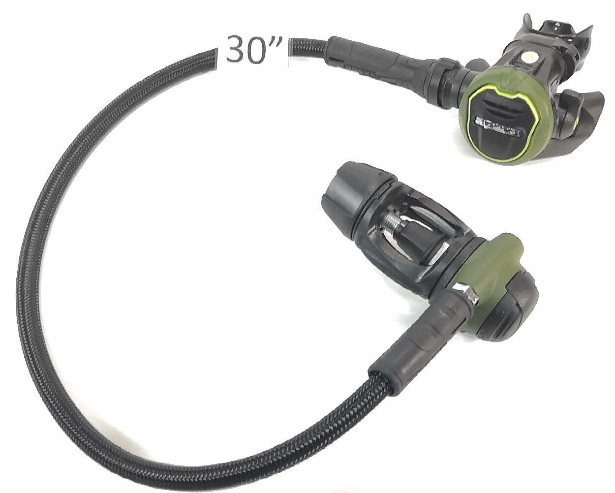 Apeks Flight 1st & 2nd Stage Yoke Regulator Set Scuba Diving Balanced Travel