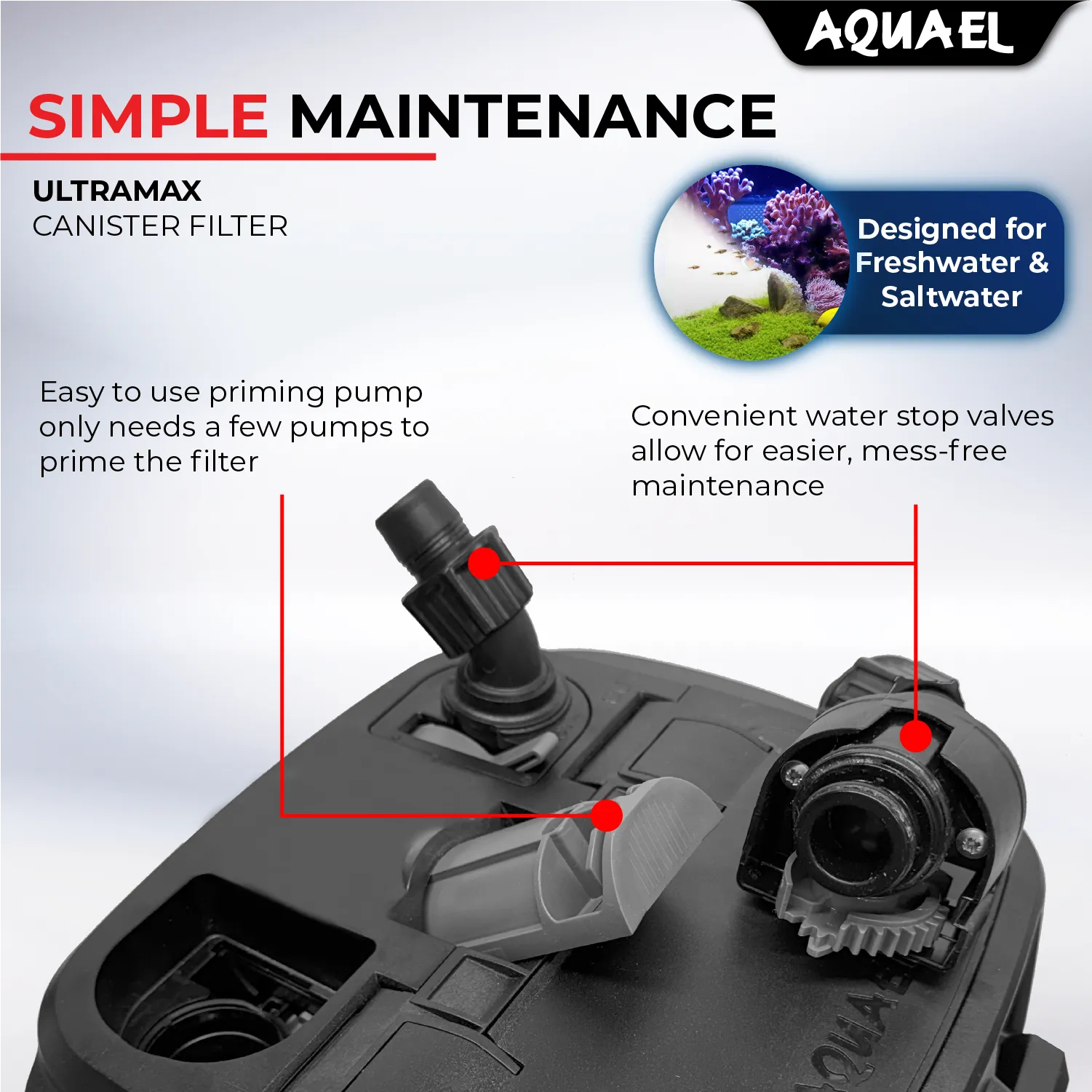AQUAEL ULTRAMAX CANISTER FILTER