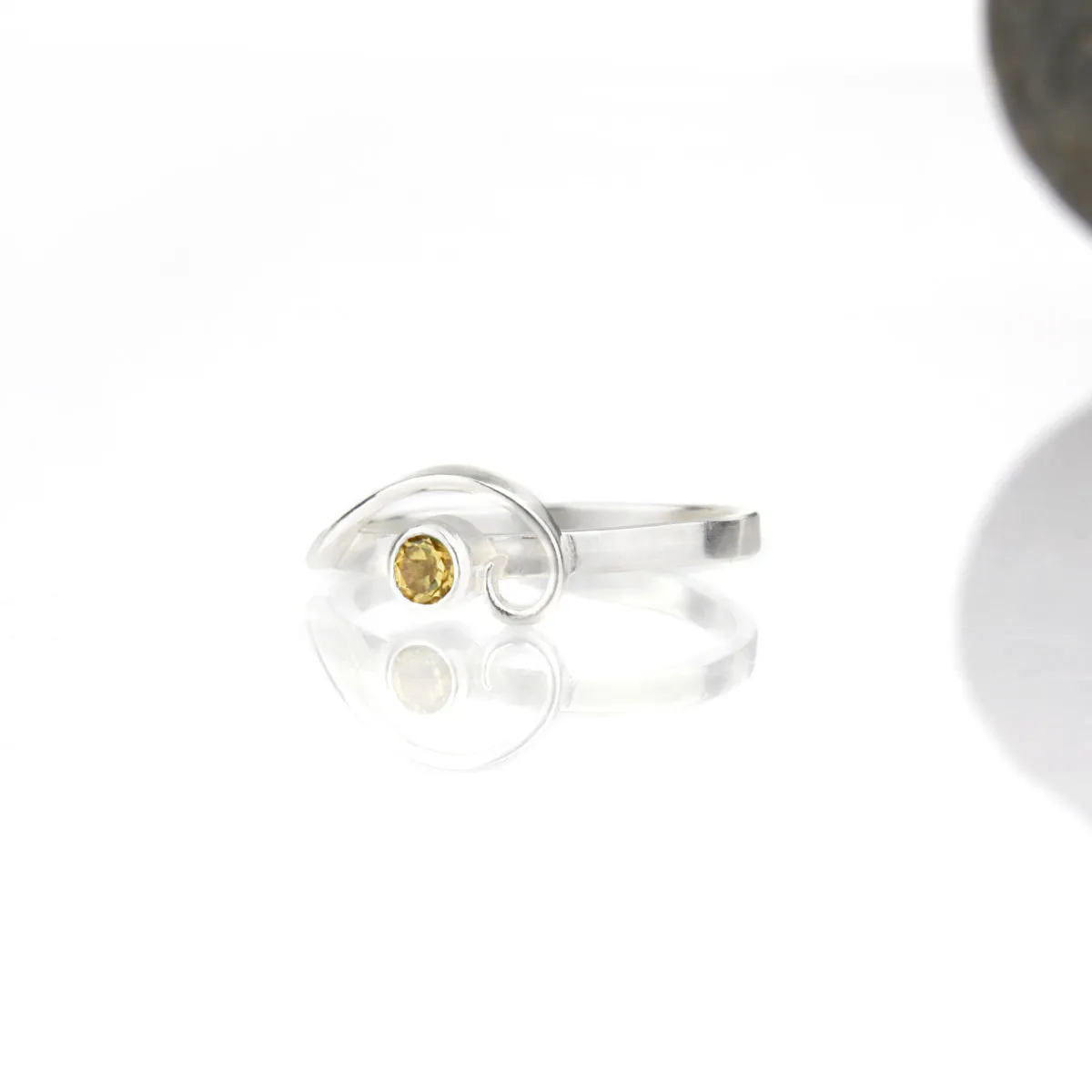 Arabesque Ring with Citrine