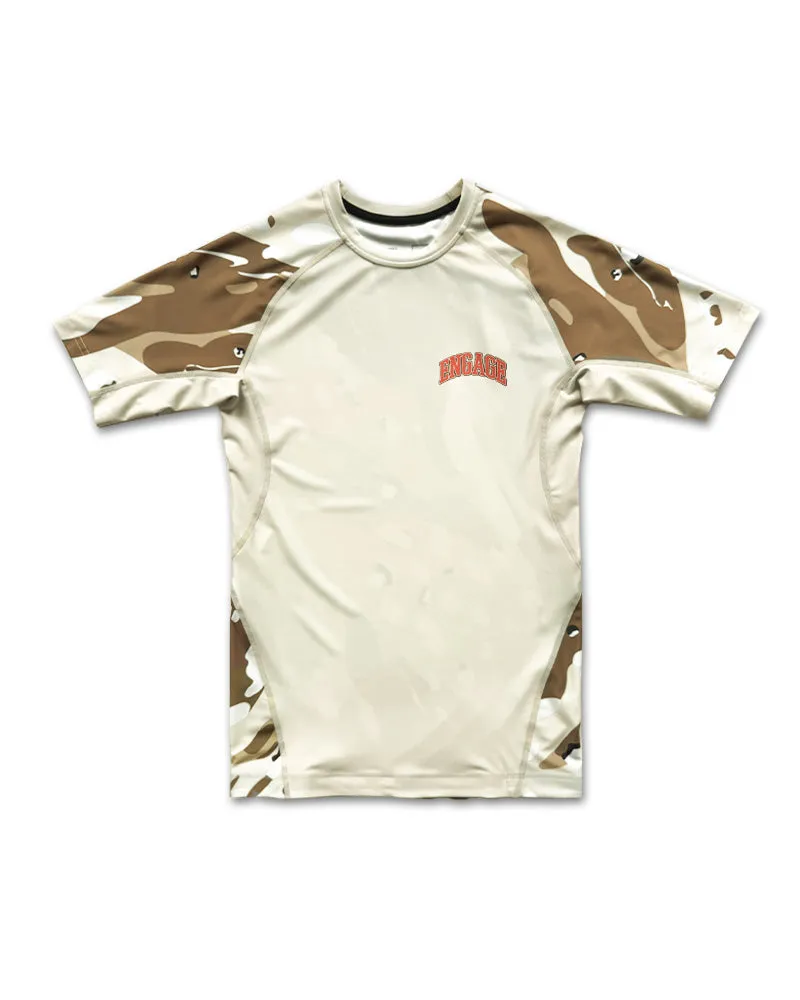 Arch Camo Short Sleeve Rash Guard