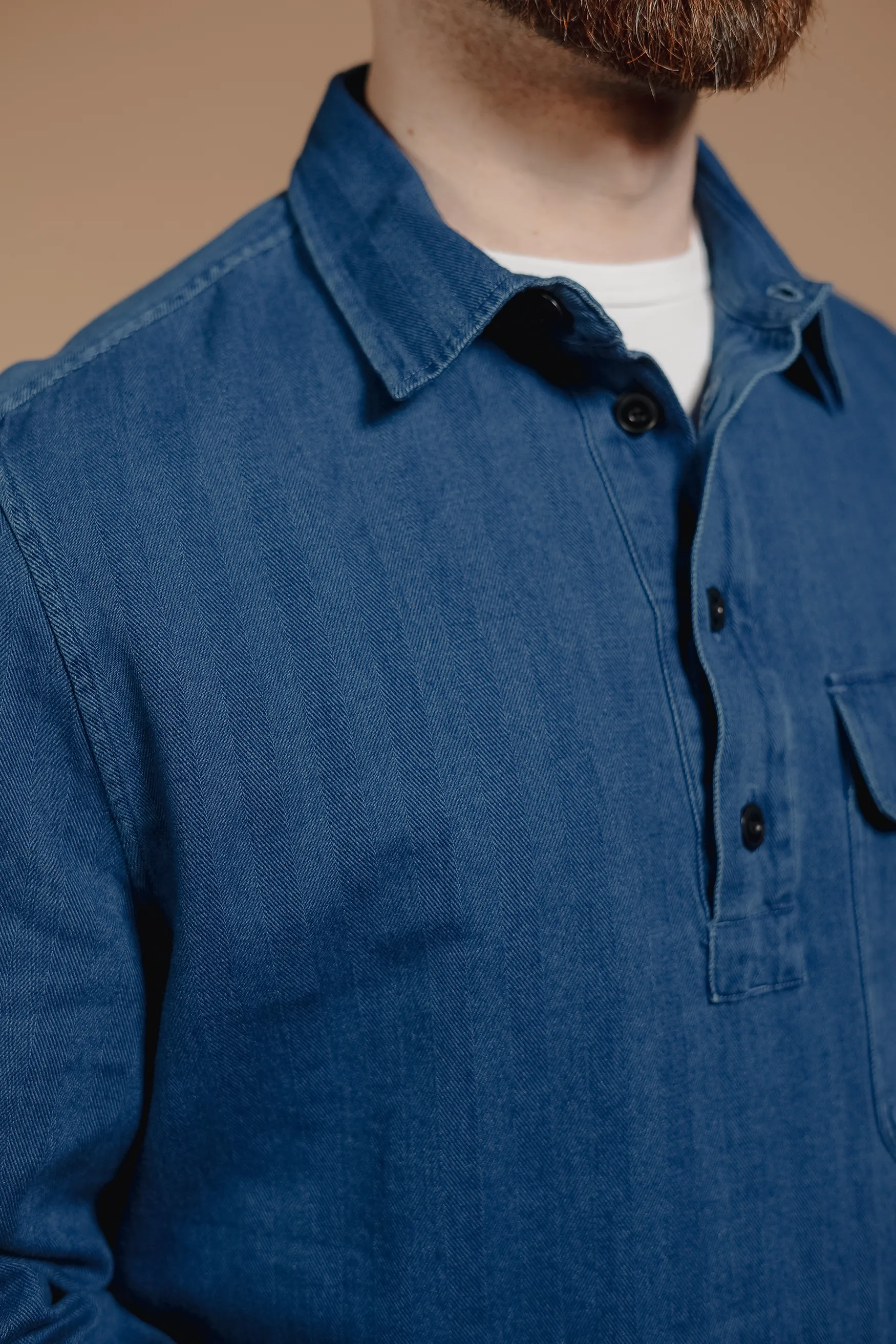 Archive Indigo Popover Overshirt