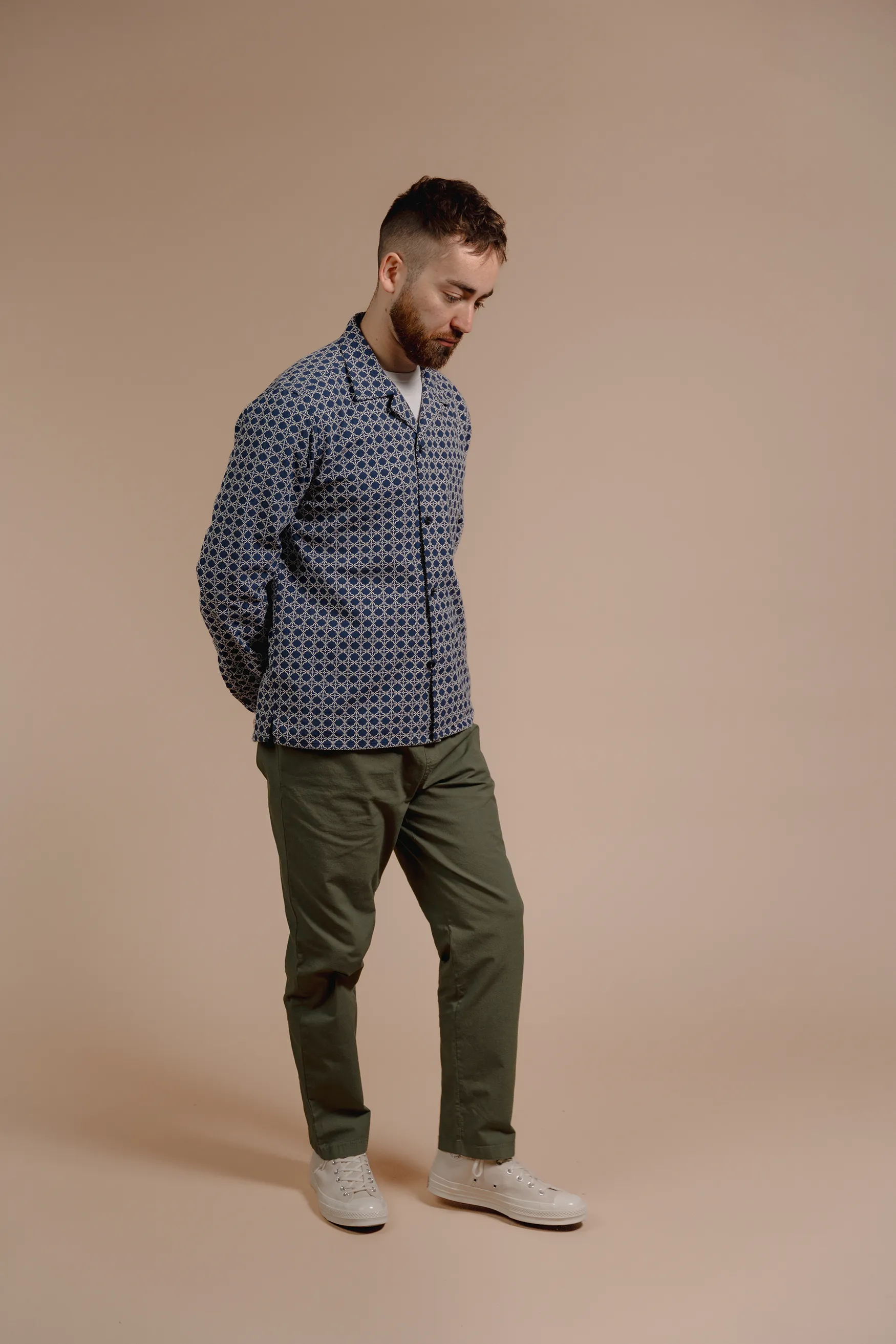 Archive Jacquard Writers Overshirt