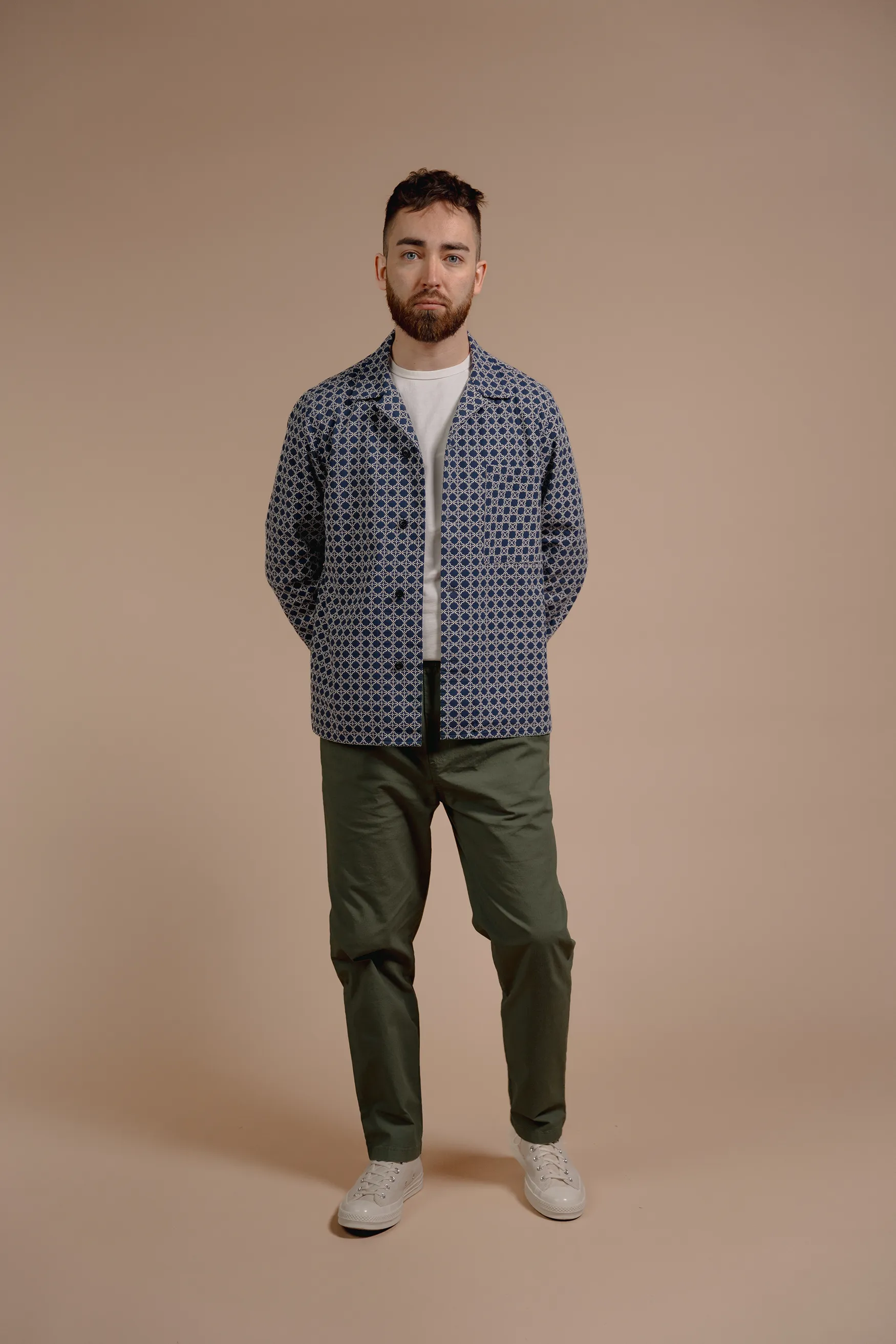 Archive Jacquard Writers Overshirt