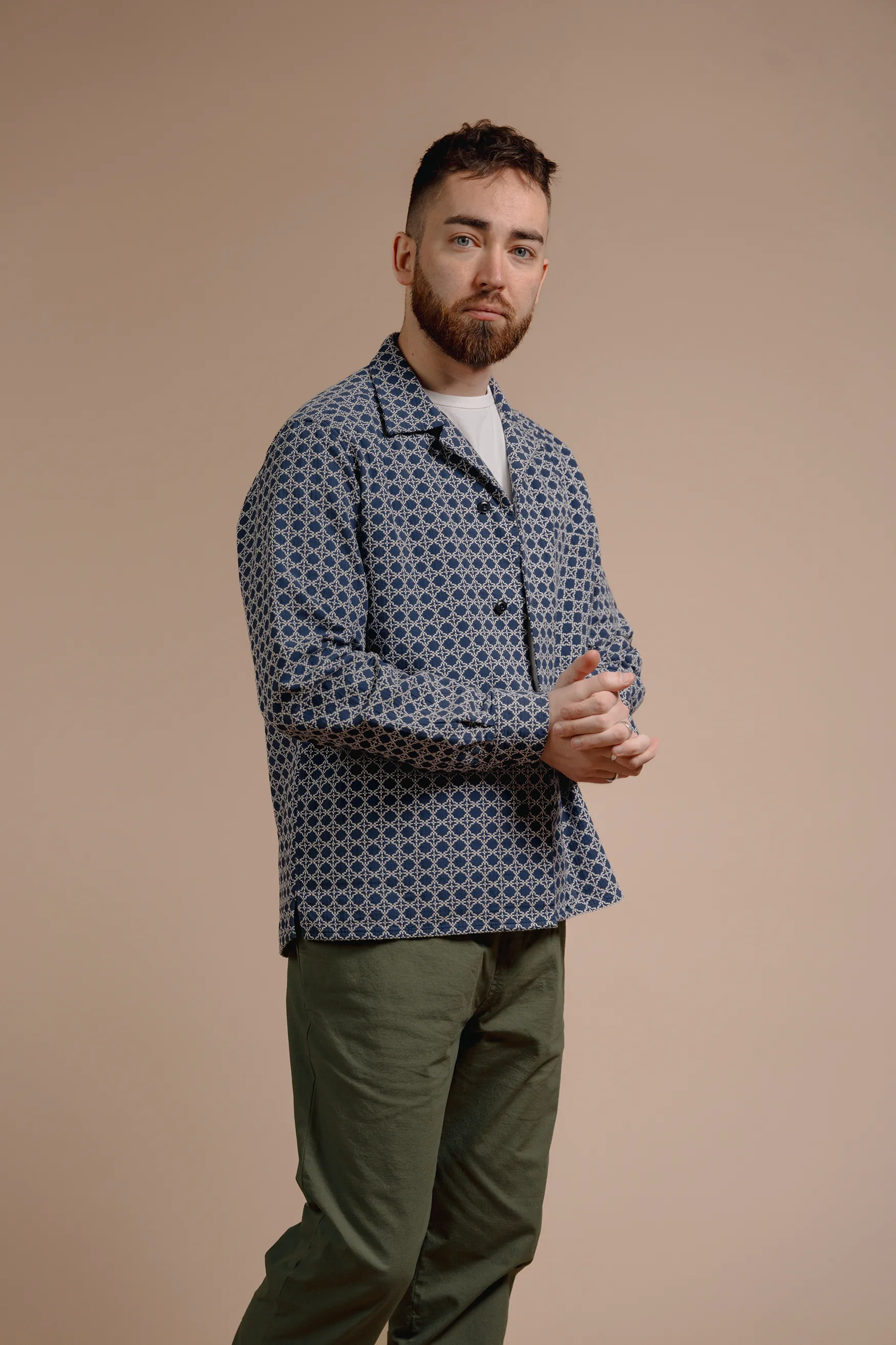 Archive Jacquard Writers Overshirt