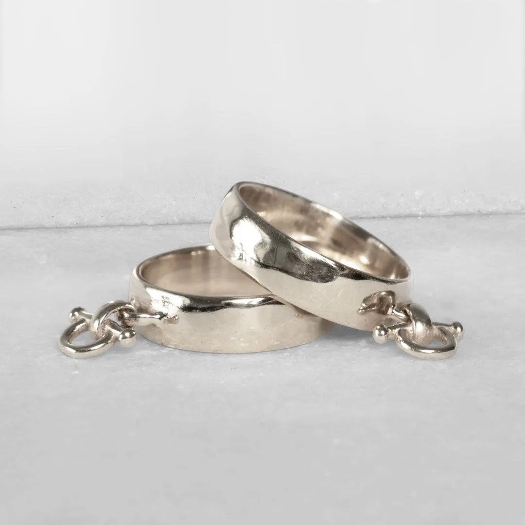 Ariston Horse Bit Ring in Sterling Silver Equestrian Ring