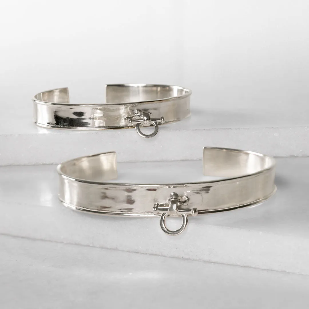 Ariston Horse Bit Ring in Sterling Silver Equestrian Ring