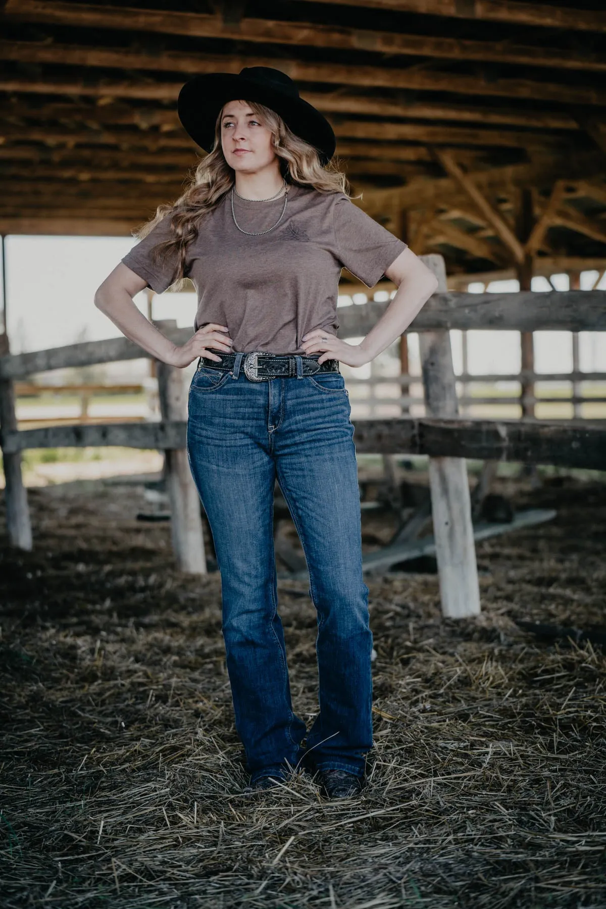 'Arkansas' High Rise Bootcut Jean by Ariat (Sizes 25-34)