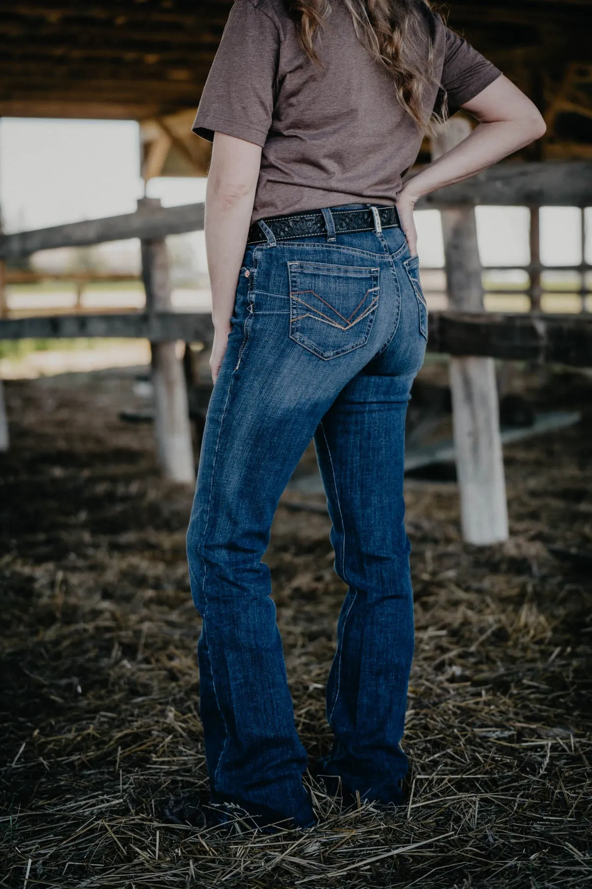 'Arkansas' High Rise Bootcut Jean by Ariat (Sizes 25-34)