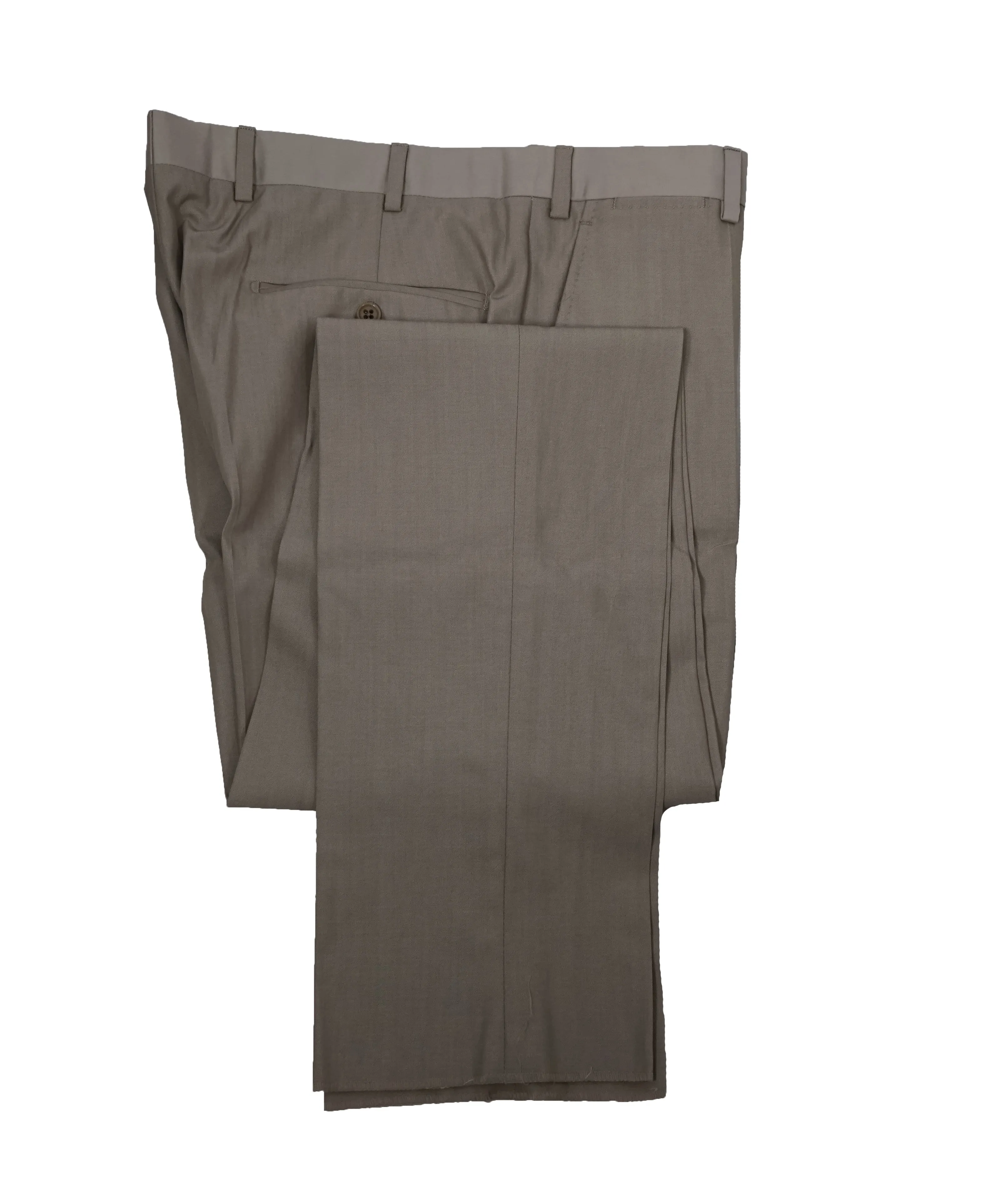 ARMANI COLLEZIONI - “M Line” Slim Beige Stone Summer Suit Tonal Satin Lapel - 40R