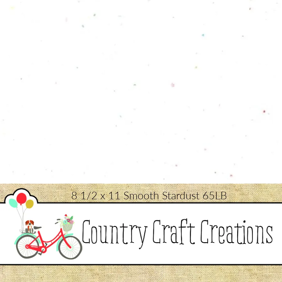 Artisan Cardstock - 65 LB Smooth - Stardust /24 PK / 8 1/2 x 11 Sheets