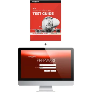 ASA 2025 AMT Airframe Test Guide Plus (Book, Download, Online)