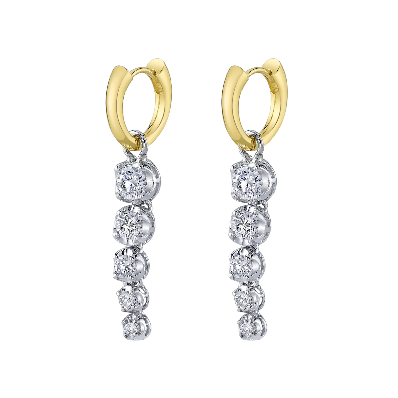 Ascending Diamonds Tennis Huggie