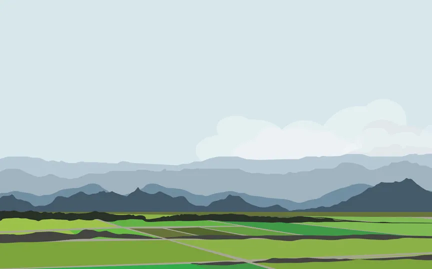Aside the Mountaintops Wall Covering by Brian Alfred