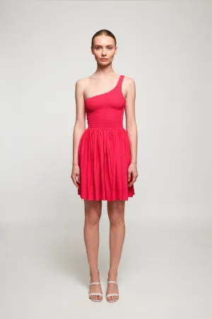 Asymmetric Shirred Mini