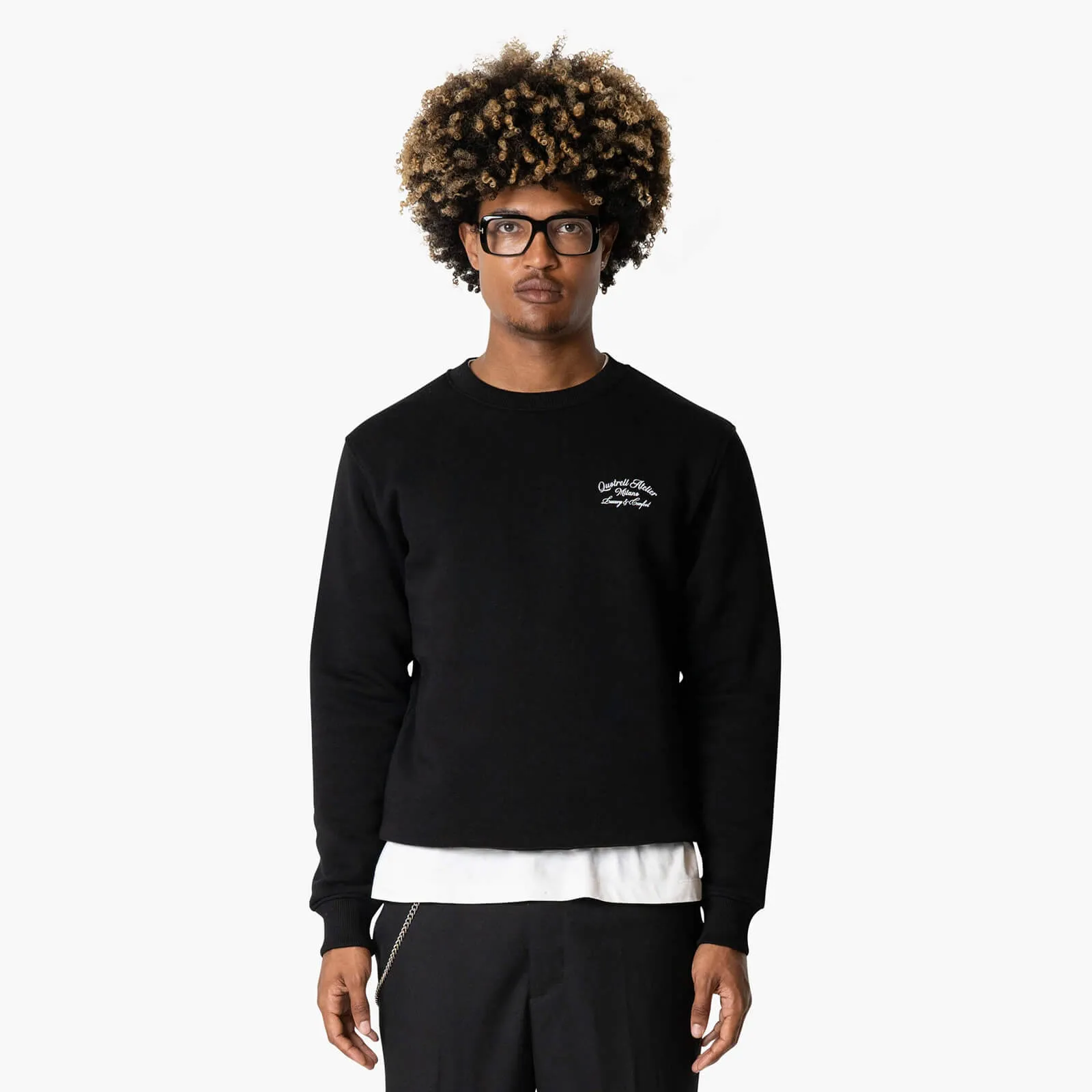 ATELIER MILANO CREWNECK | BLACK/WHITE
