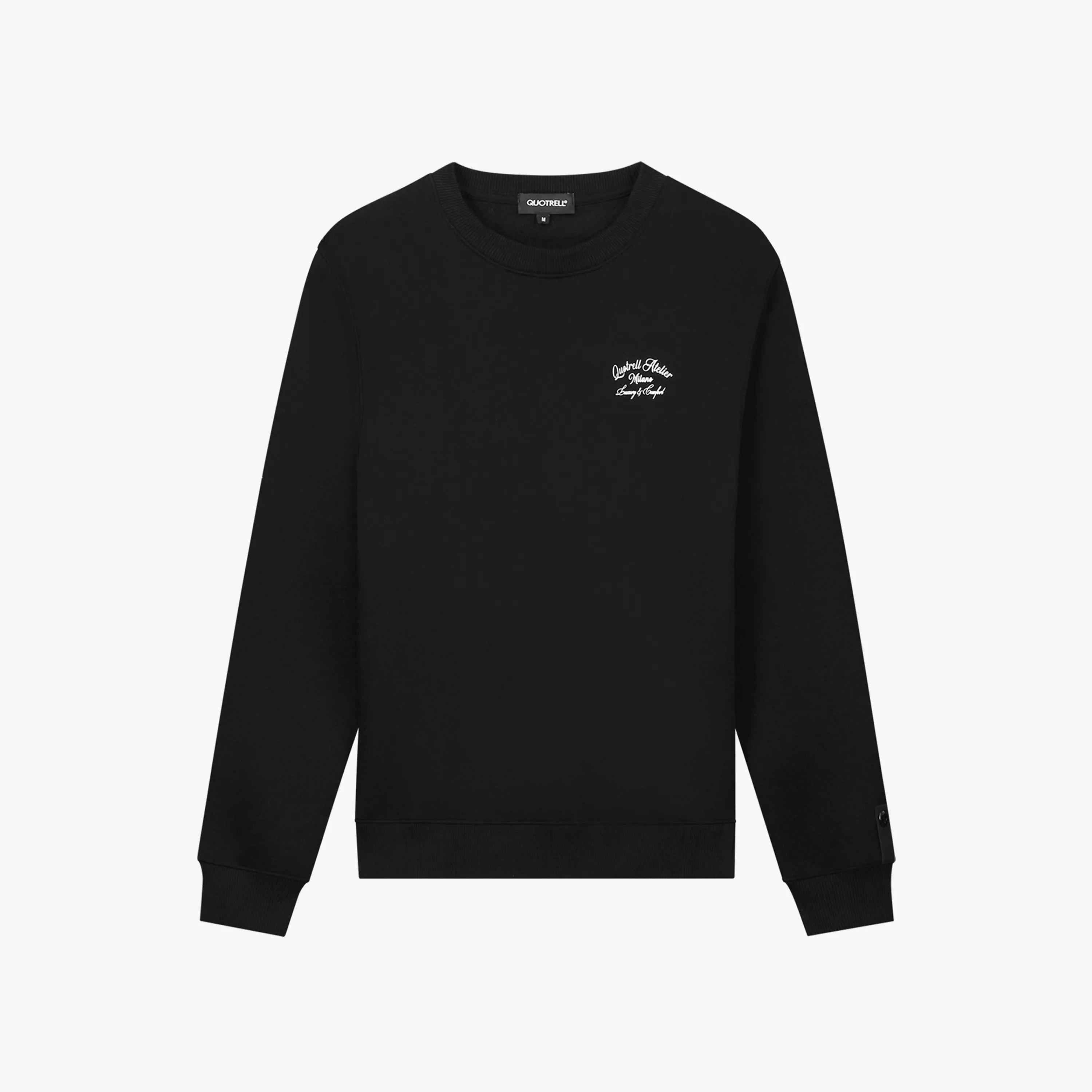 ATELIER MILANO CREWNECK | BLACK/WHITE